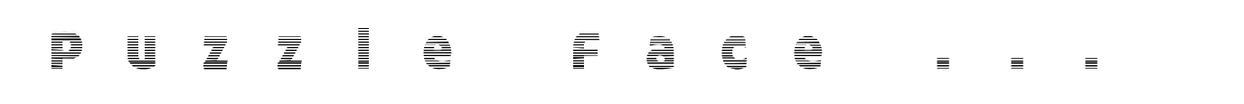 Puzzle Face Glyphs Stripes image